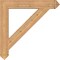 Ekena Millwork Traditional Arts & Crafts Smooth Bracket, Western Red Cedar, 5 1/2"W x 40"D x 40"H BKT06X40X40TRA03SWR - alternate 2